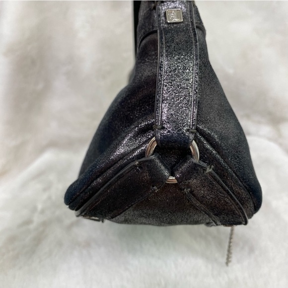 Juicy Couture Vintage Gray Metallic Shoulder purse - Picture 7 of 16